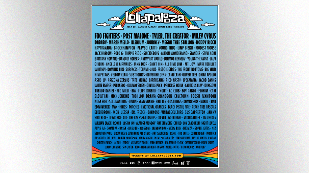 Journey part of the Lollapalooza festival's 2021 lineup