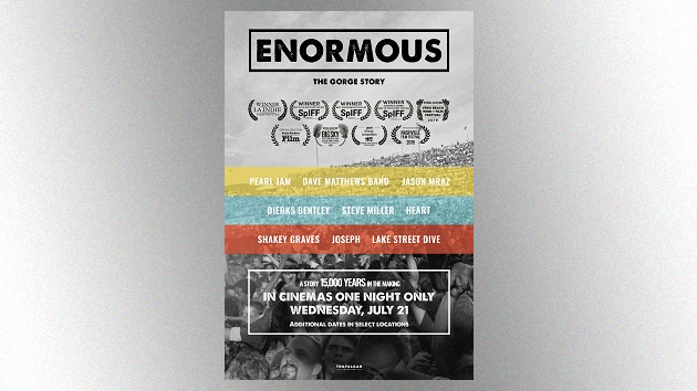 'Enormous: The Gorge Story' doc, featuring Steve Miller, John Oates & more, premiering in theaters in July