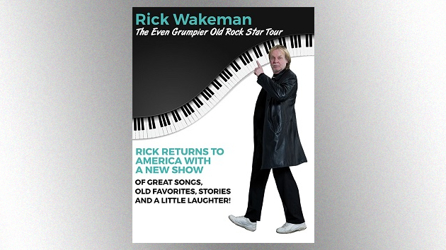 Ex-Yes keyboardist Rick Wakeman bringing his “Even Grumpier Old Rock Star” solo tour to the US this fall