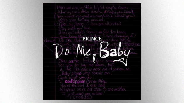 Unreleased 1979 Prince demo of “Do Me, Baby” released in honor of 'Controversy' album's 40th anniversary