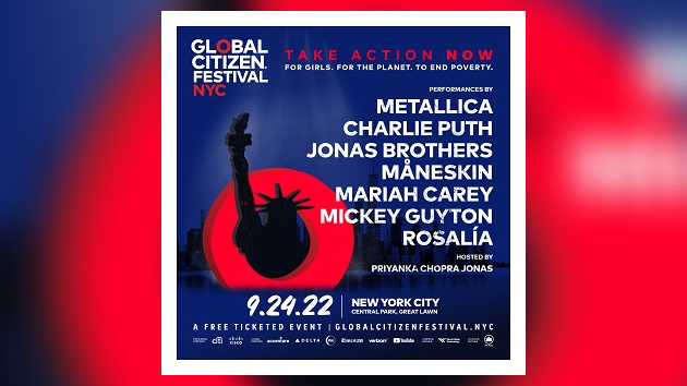 Mariah Carey among many stars performing at Global Citizen Festival in NYC this September